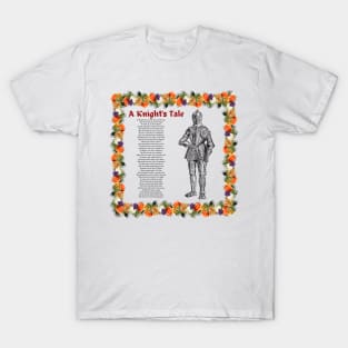 A Knight's Tale by Geoffrey Chaucer T-Shirt